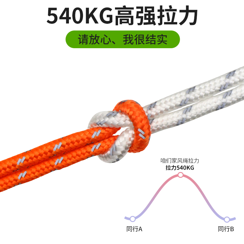 户外露营天幕防风绳拉紧器野营帐篷反光绳滑轮快速调节自锁紧绳器 - 图2