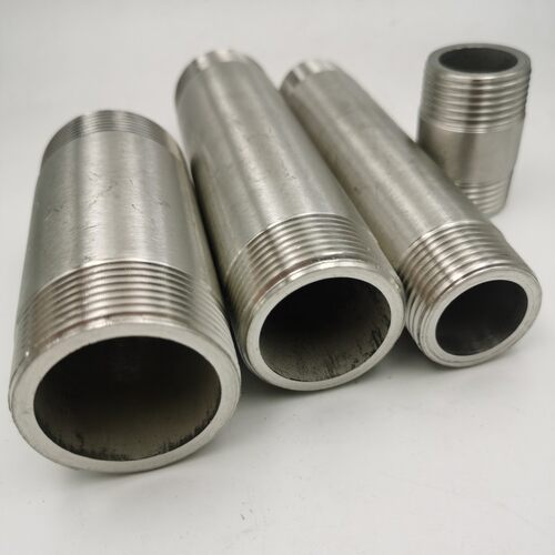 5MM厚304不锈钢加厚双头丝4分6分1寸外螺纹耐压管外丝直接DN40 50 - 图0