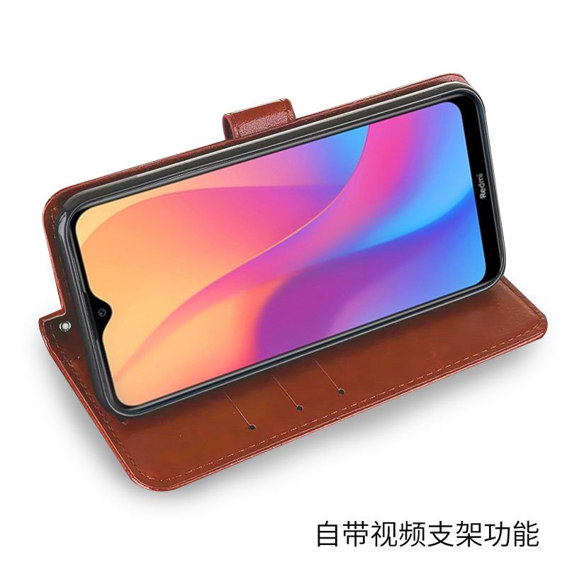 适用小米M1908C3KE手机壳皮夹REDMI8A保护套6.22英寸红米8A外壳翻盖HM8A硅胶red米8新款redmⅰ8潮女插卡男士-图1