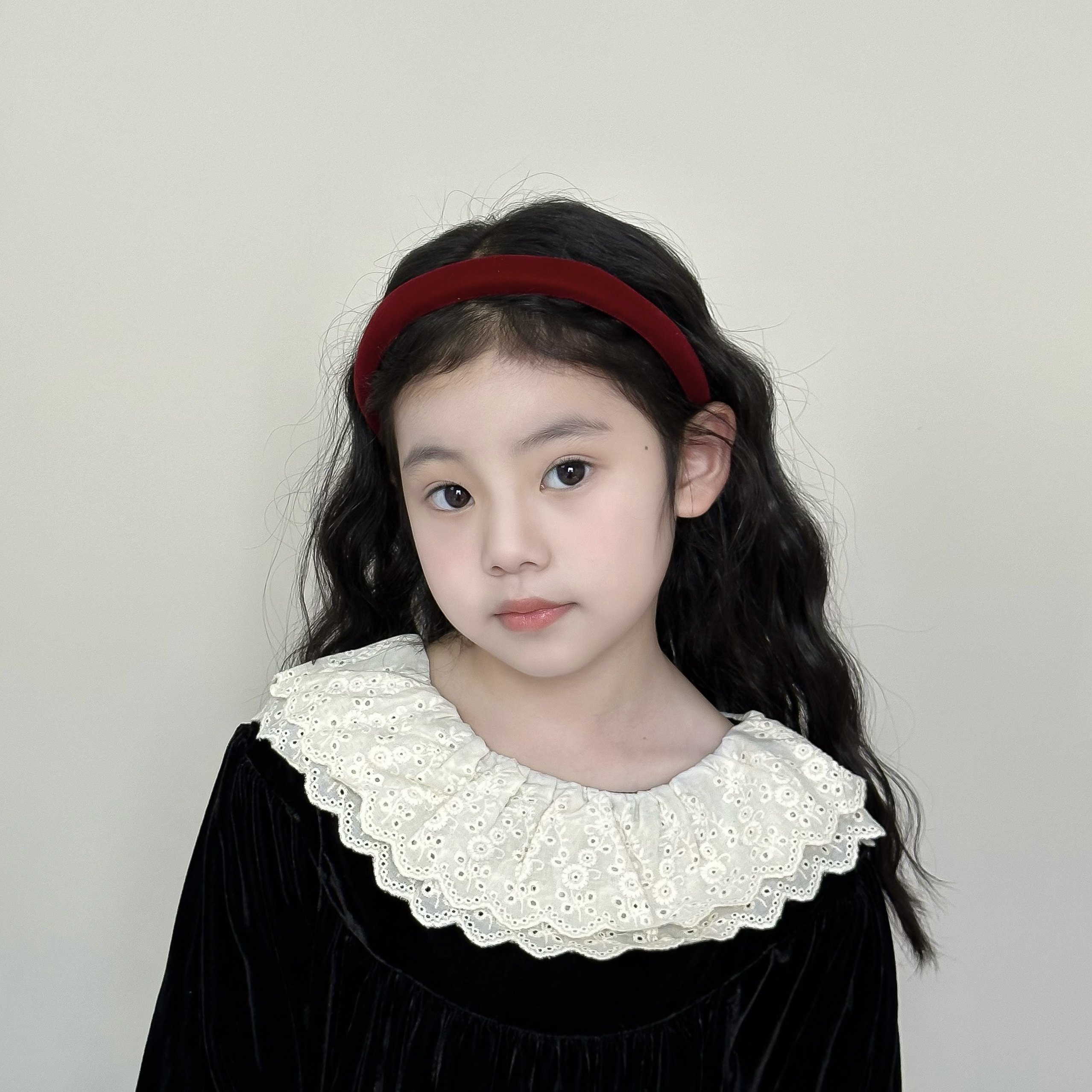 秋冬新款圣诞新年丝绒窄版发箍儿童洋气质感头箍女童宝宝头饰发饰,淘宝优惠券,粉丝福利购,淘宝优惠卷