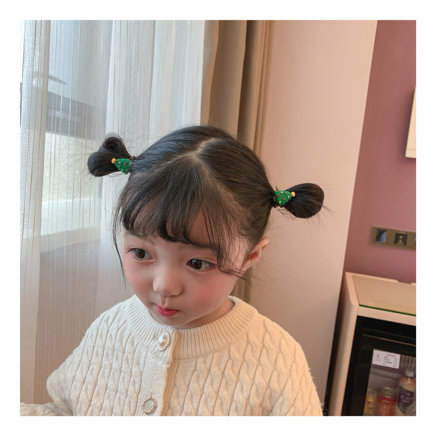 圣诞节礼物圣诞发饰头饰 儿童圣诞老人圣诞雪人圣诞树发圈 头绳