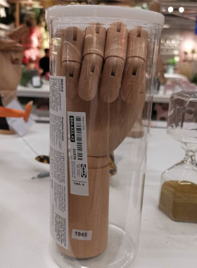 宜家摆件实木时尚风美术创意装饰