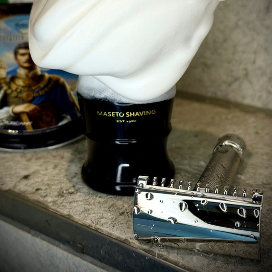 Yaqi new product BAENZIGER men's manual stainless steel safety razor old-fashioned double-sided razor gift