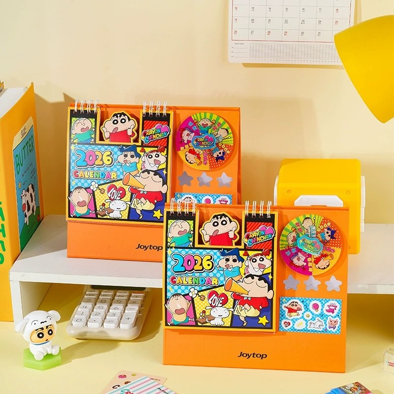 2026正版新款小库小新台历学生索引备忘录办公室卡通桌面摆件日历,淘宝优惠券,粉丝福利购,淘宝优惠卷