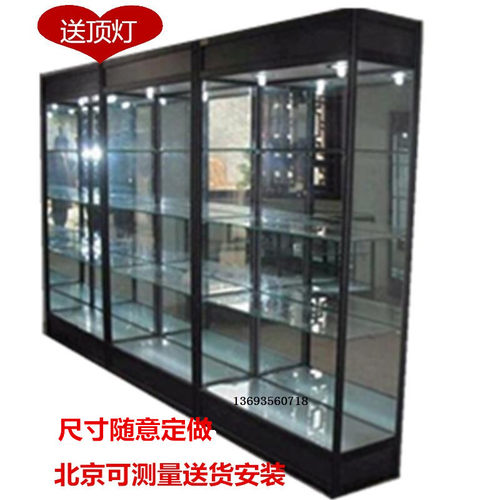 玻璃展柜展示柜陈列柜家用手办动漫模型柜精品展览货架乐高展示架 - 图3