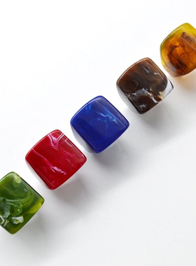 欧美新款时尚树脂日韩指环复古