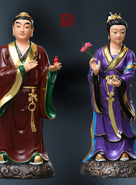 包邮树脂神像八仙过海吕洞宾张果老铁拐李何仙姑八仙家用供奉摆件