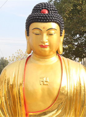 居家供奉树脂如来佛像