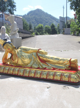 贴金彩绘菩萨仙女寺庙佛像