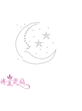 月亮烫钻可换色可定制