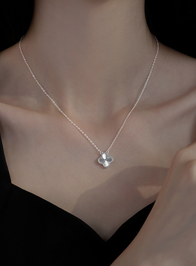 999纯银四叶草项链女2025新款