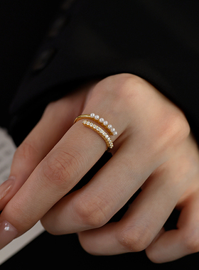 银奥女生925纯银气质戒指