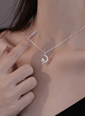银奥999足银女生可爱气质项链