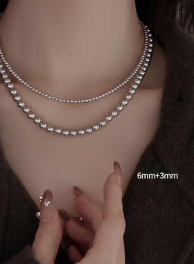 银奥925纯银施家珍珠项链