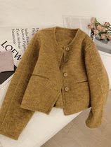 TTBT Maillard Double face wool coat for women Short autumn Winter Korean version Fashion Temperament Fur Coats Little Guy