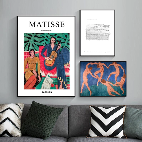 Matisse Beast живопись гостиной абстрактная украшение в области спальни ресторана, висящая живопись, нордическая стиль искусство живопись стены живопись
