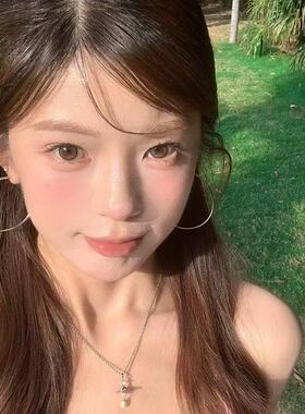 难哄章若楠同款素圈大耳环