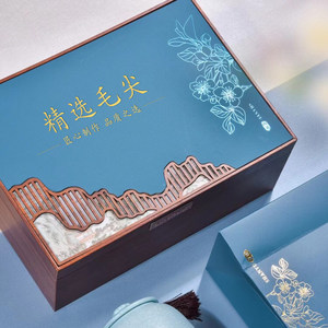 特尊2024新茶毛尖明前春茶高山绿茶山语陶瓷礼盒250g