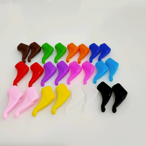 Нескользящие силиконовые очки, серьги, шнурок-держатель, детские носки, фиксаторы в комплекте