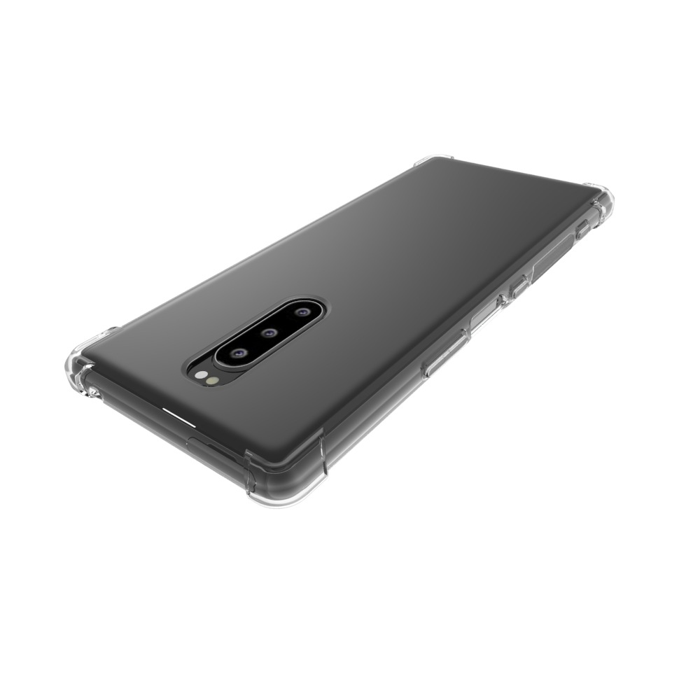 适用 Sony索尼  Xperia 1 透明防摔手机壳 XZ4 J8110 保护壳 J8170 J9110 手机套 保护套 硅胶软壳 钢化膜 - 图1