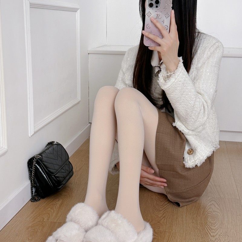秋冬季光腿神器女白色加绒加厚保暖逼真外穿美腿打底裤连裤袜子女,淘宝优惠券,粉丝福利购,淘宝优惠卷