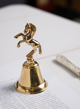 费灵黄铜摇铃轻奢客厅餐厅手工