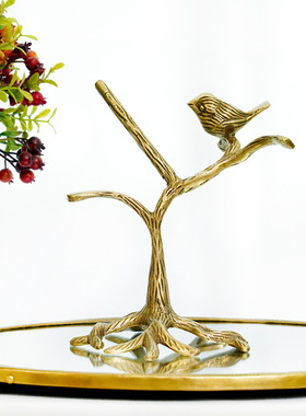 费灵黄铜装饰收纳摆件美式复古