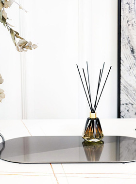 不锈钢轻奢风软装桌面摆件托盘