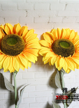软装，公共场所装饰花向日葵仿真