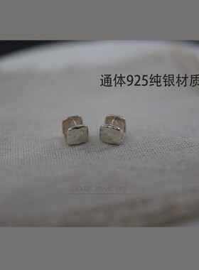 925纯银防过敏养耳洞耳钉耳扣女