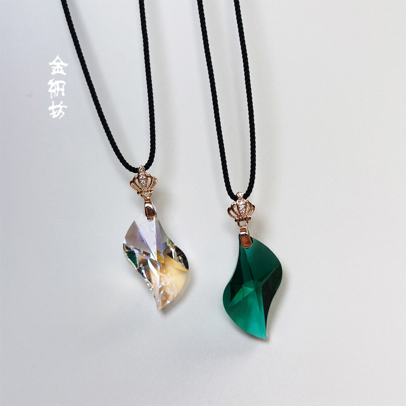 高级感奢华洛世奇子女潮个性项链绳 馨秀 金织坊首饰项链