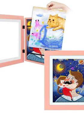 热销儿童艺术框KidsArtFrame学生艺术磁吸储存式画框翻盖框