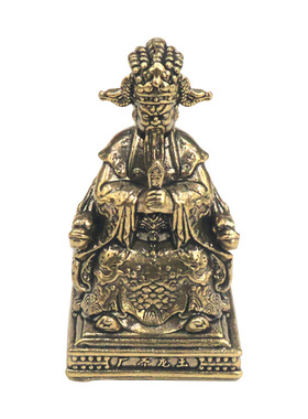 纯铜龙王爷神像广济龙王佛像摆件家居客厅供奉装饰龙五爷财神大号