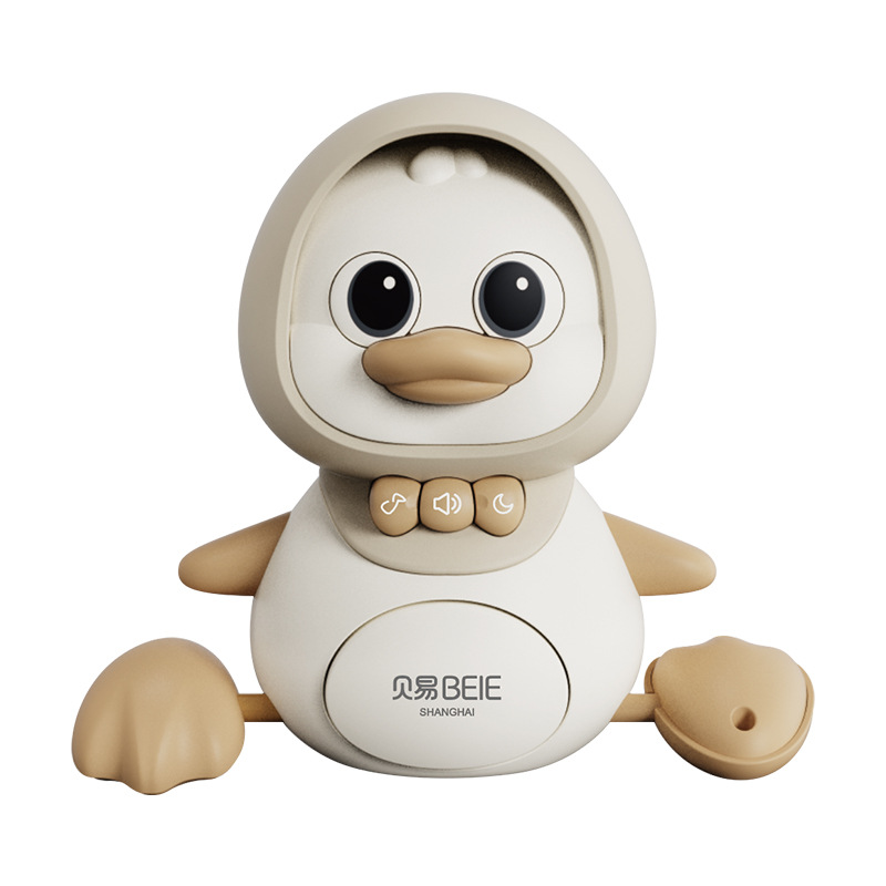 贝易学爬鸭婴儿爬行玩具0-1岁益智早教爬娃抬头练习训练宝宝6个月 - 图3