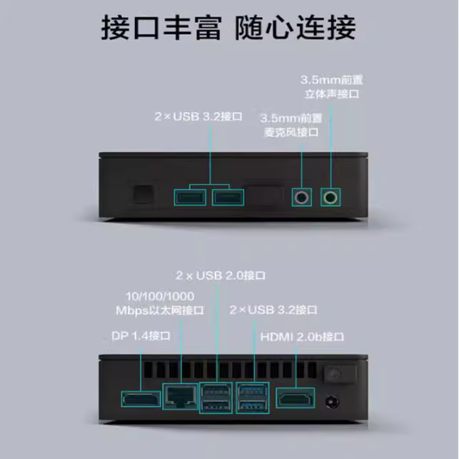 联想百应NUC迷你主机i3-N305/NUC11/BYNUC12ZSHN/N100/i5-13420H,淘宝优惠券,粉丝福利购,淘宝优惠卷