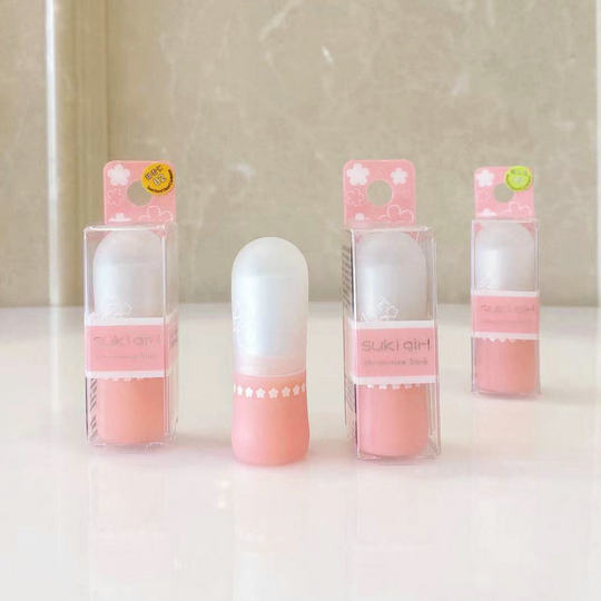 suki维他命E润唇膏 滋润保湿唇部护理淡化唇纹淡彩口红打底润唇