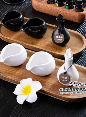 美容院泰式SPA陶瓷精油加热炉碗