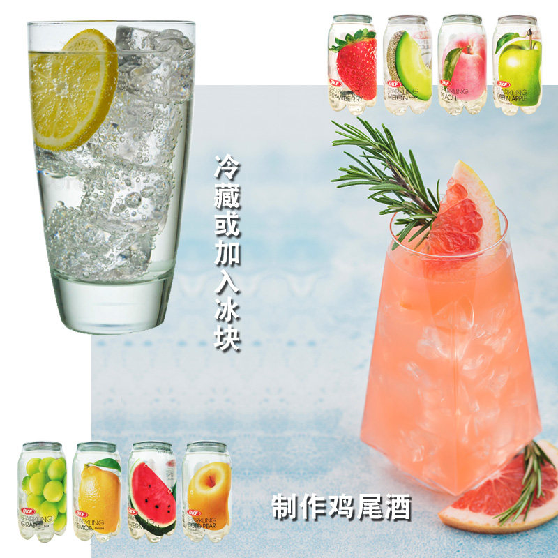 韩国进口OKF牌果味气泡水350ml*24瓶装饮料汽水西瓜罐装整箱批发,淘宝优惠券,粉丝福利购,淘宝优惠卷
