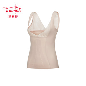 黛安芬专柜正品智能美型新款性感女网纱无痕弹力收腹塑身衣30-174