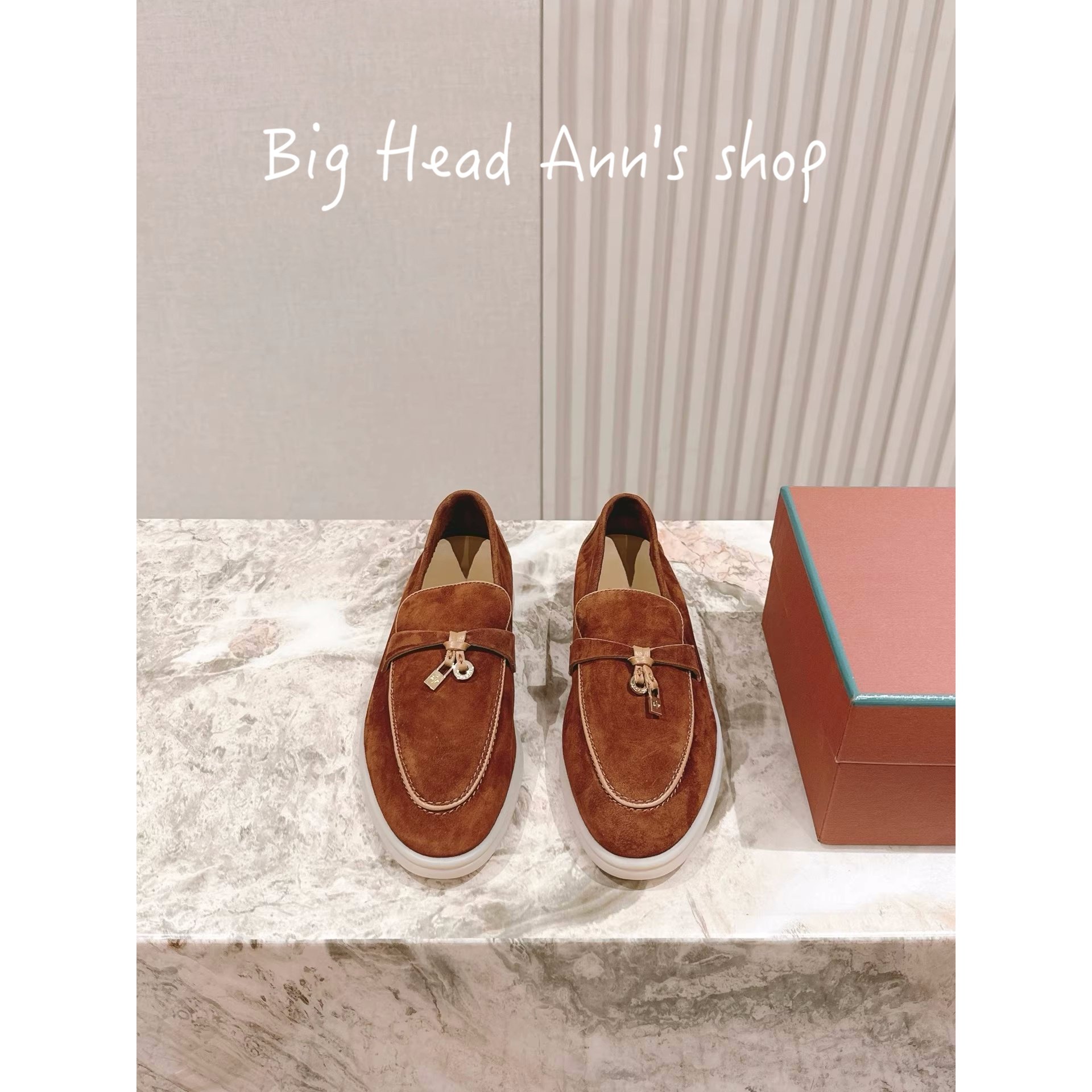 Big Head Ann's shop/流苏扣乐福鞋女一脚蹬懒人鞋软底百搭豆豆鞋,淘宝优惠券,粉丝福利购,淘宝优惠卷