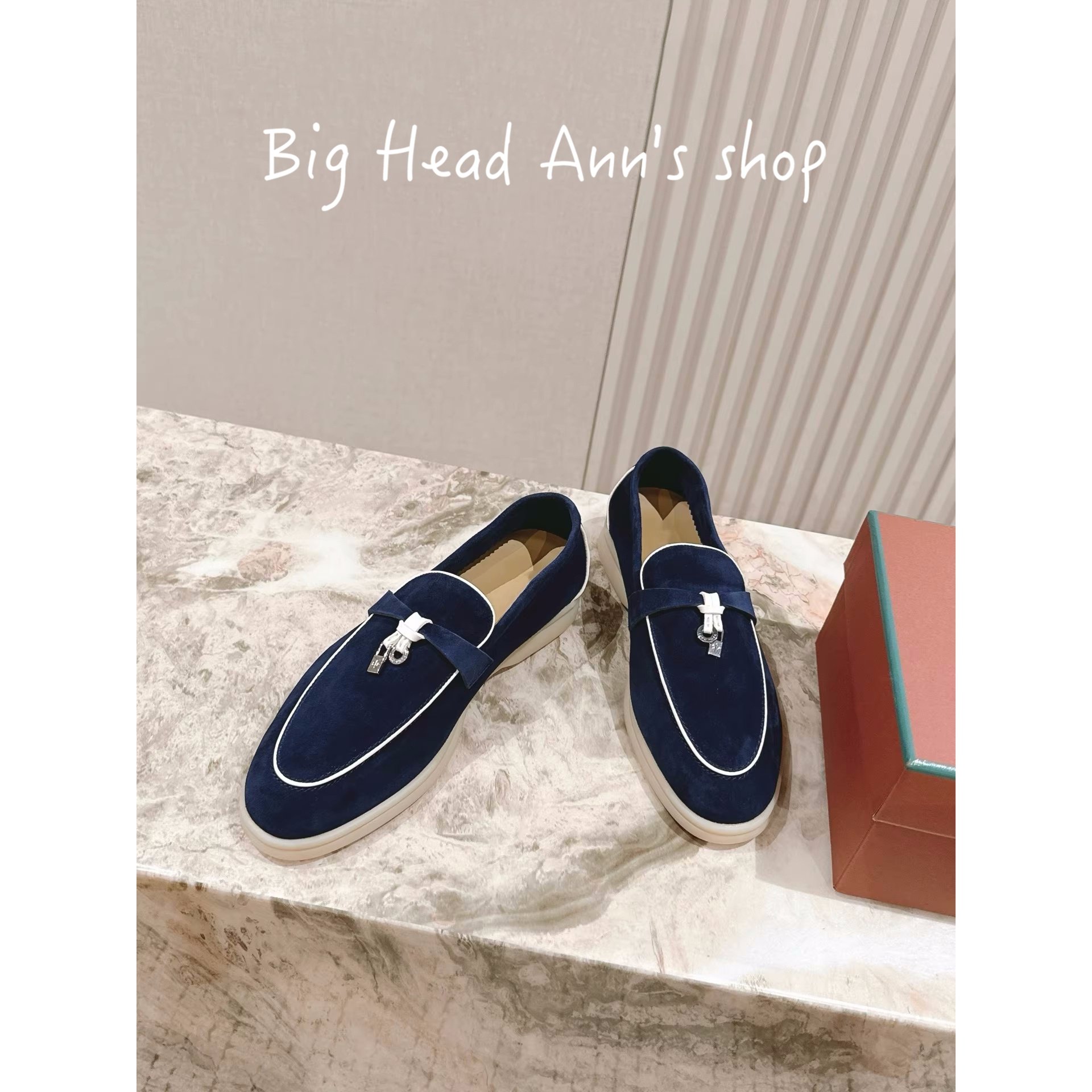 Big Head Ann's shop/流苏扣乐福鞋女一脚蹬懒人鞋软底百搭豆豆鞋,淘宝优惠券,粉丝福利购,淘宝优惠卷