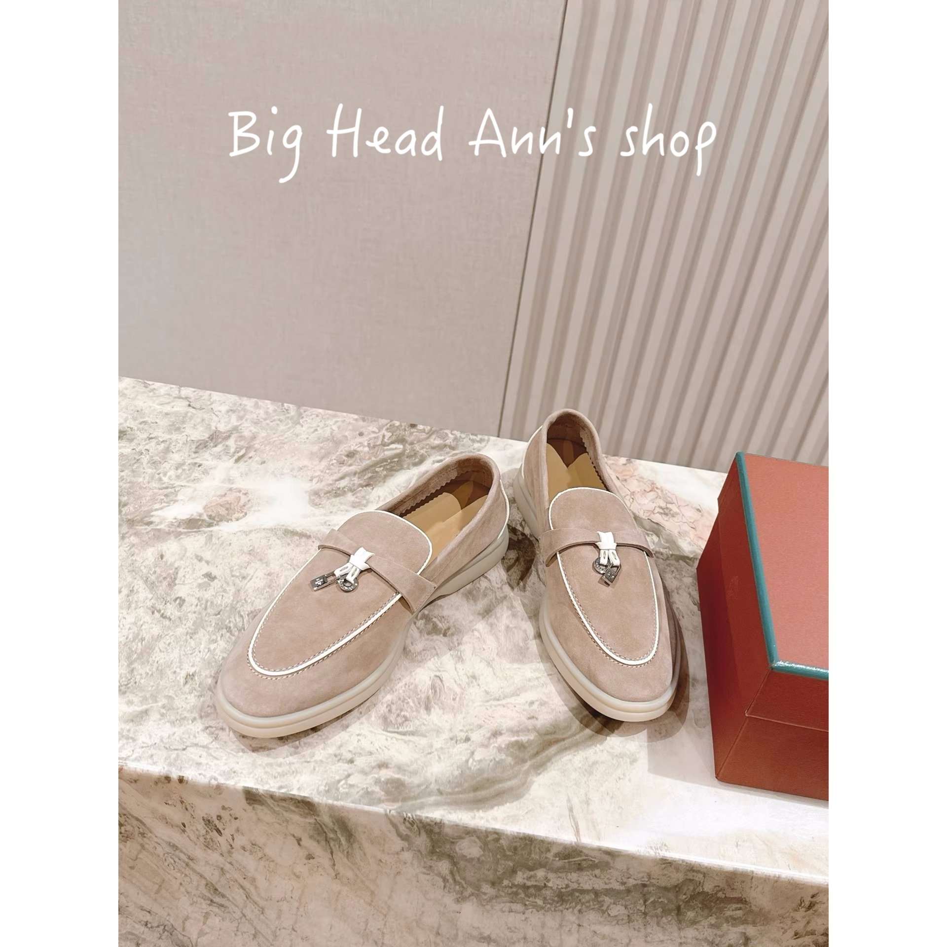 Big Head Ann's shop/流苏扣乐福鞋女一脚蹬懒人鞋软底百搭豆豆鞋,淘宝优惠券,粉丝福利购,淘宝优惠卷