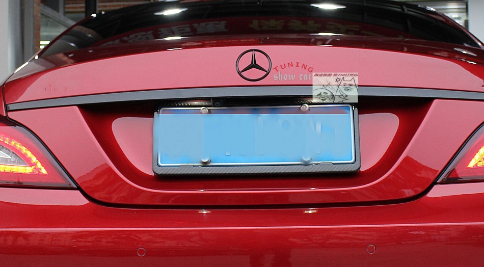 W207 E200E250E260E320E350E400 coupe 全黑 尾箱盖标 黑色 星标 - 图1