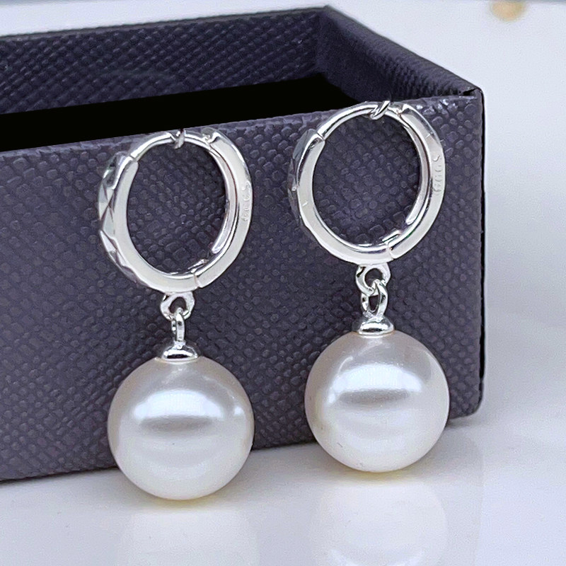 足银s999纯银珍珠耳环女2025新款爆款高级感时尚耳坠气质百搭耳饰,淘宝优惠券,粉丝福利购,淘宝优惠卷