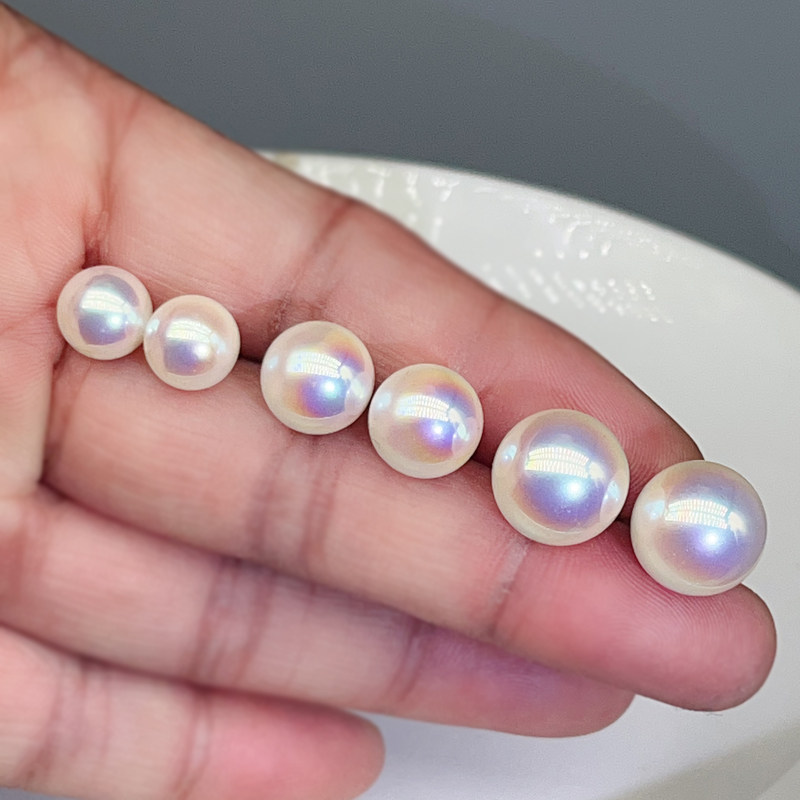 S925纯银亚丁湾极光海贝珍珠正圆无瑕耳环不过敏时尚大气耳坠耳饰,淘宝优惠券,粉丝福利购,淘宝优惠卷