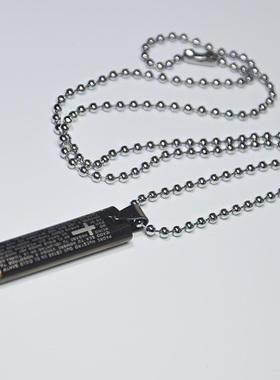 欧美时尚复古做旧几何吊坠十字架图案项链小清新轻奢夏夏季配饰品