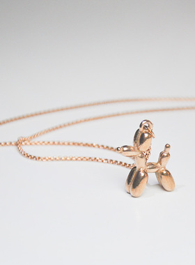 民族风时尚个性动物吊坠可爱甜美小狗狗项链春夏季配饰品节日礼物