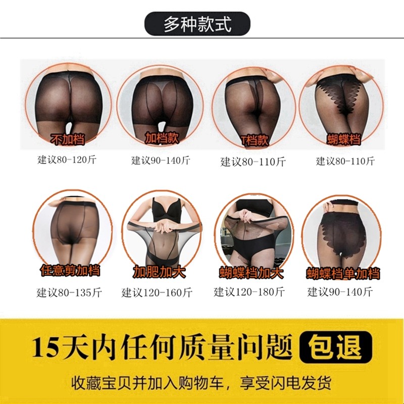 丝袜女防勾丝超薄款春夏任意剪菠萝袜隐形光腿神器肉色连裤袜大码,淘宝优惠券,粉丝福利购,淘宝优惠卷