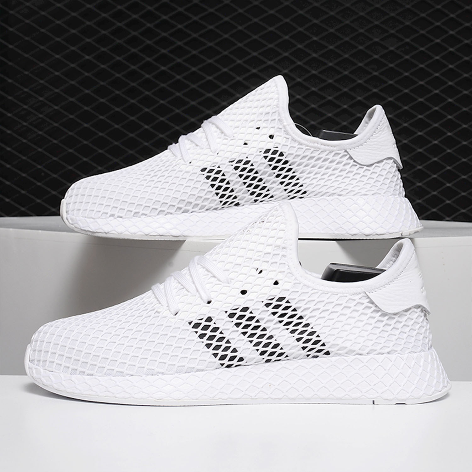 Adidas/阿迪达斯正品三叶草新款DEERUPT RUNNER男女休闲鞋DA8871-图0