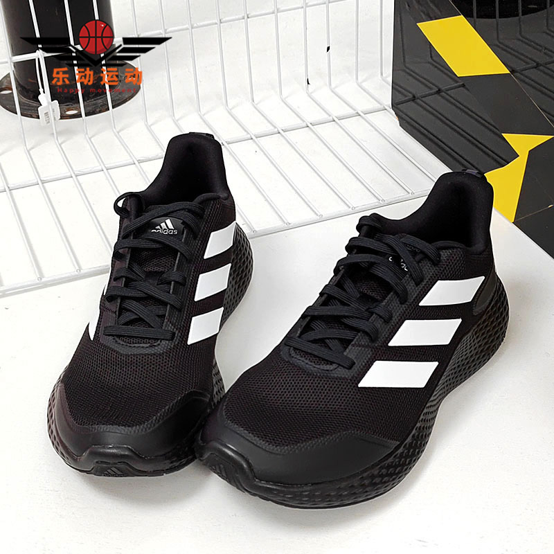 Adidas/阿迪达斯正品春季新品男子休闲运动训练跑步鞋EE4169 - 图0